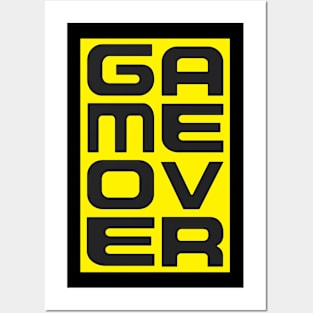 Game over Posters and Art